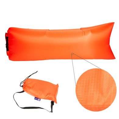 Бескамерный надувной шезлонг ламзак Rip-Stop 2.0 оранжевый, Оранжевый