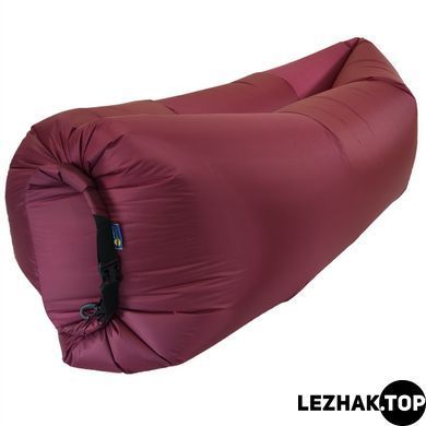 Безкамерний надувний шезлонг ламзак Rip-Stop 2.0 бордовий, Бордовий