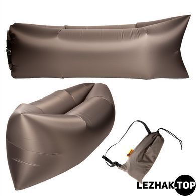 Безкамерний надувний шезлонг ламзак Rip-Stop 2.0 хакі, Хакі