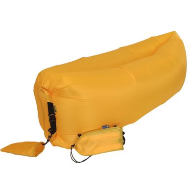 Бескамерный надувной шезлонг ламзак Rip-Stop 2.0 желтый, Жёлтый
