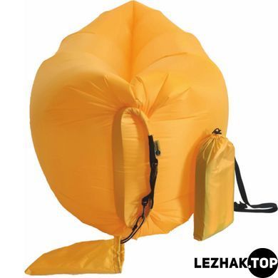 Бескамерный надувной шезлонг ламзак Rip-Stop 2.0 желтый, Жёлтый